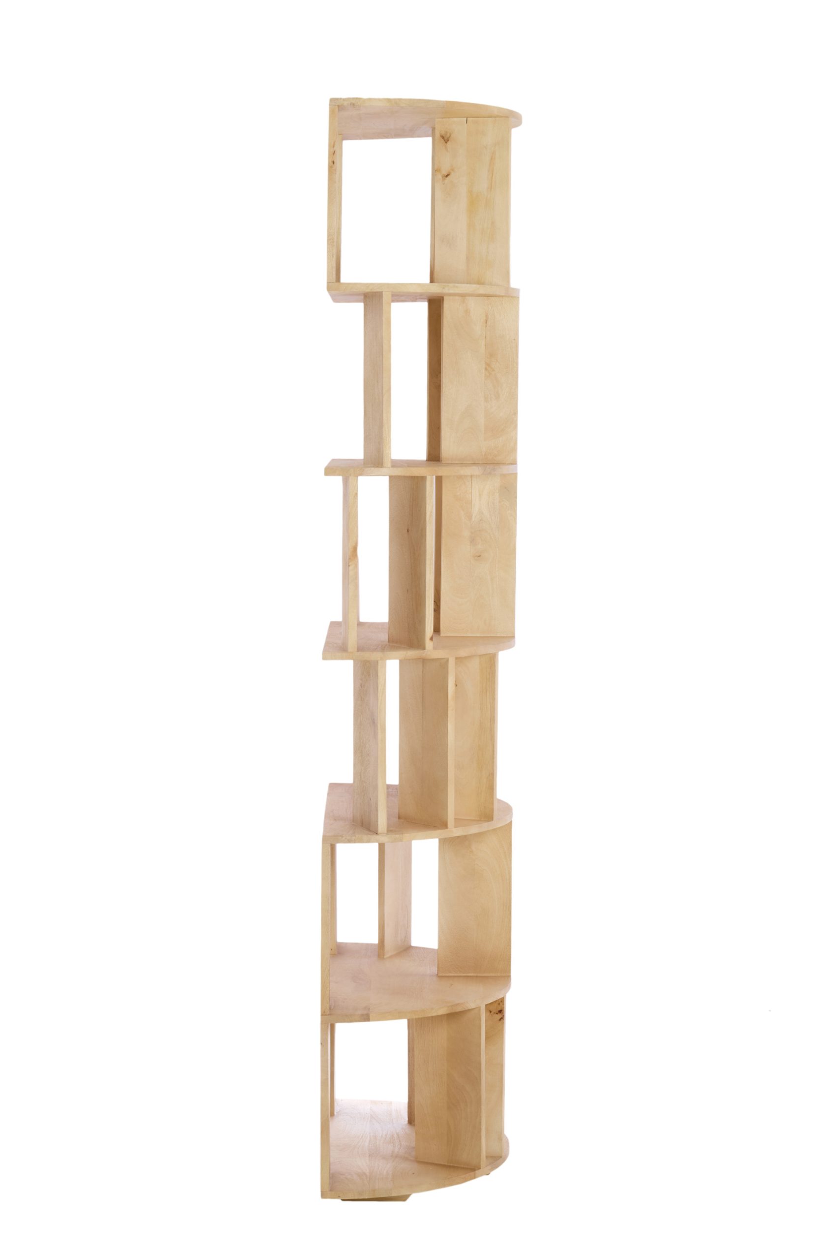Light & Living Wandkast open 76x37x212 cm LIMPYA mat naturel