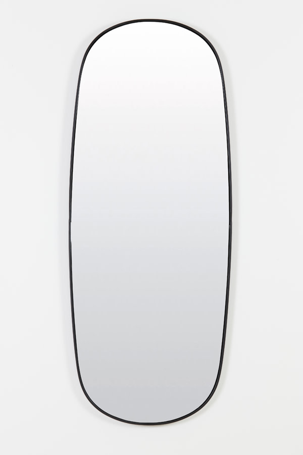 Light & Living Spiegel 40x1,5x100 cm LIBRA smoke glas+mat zwart