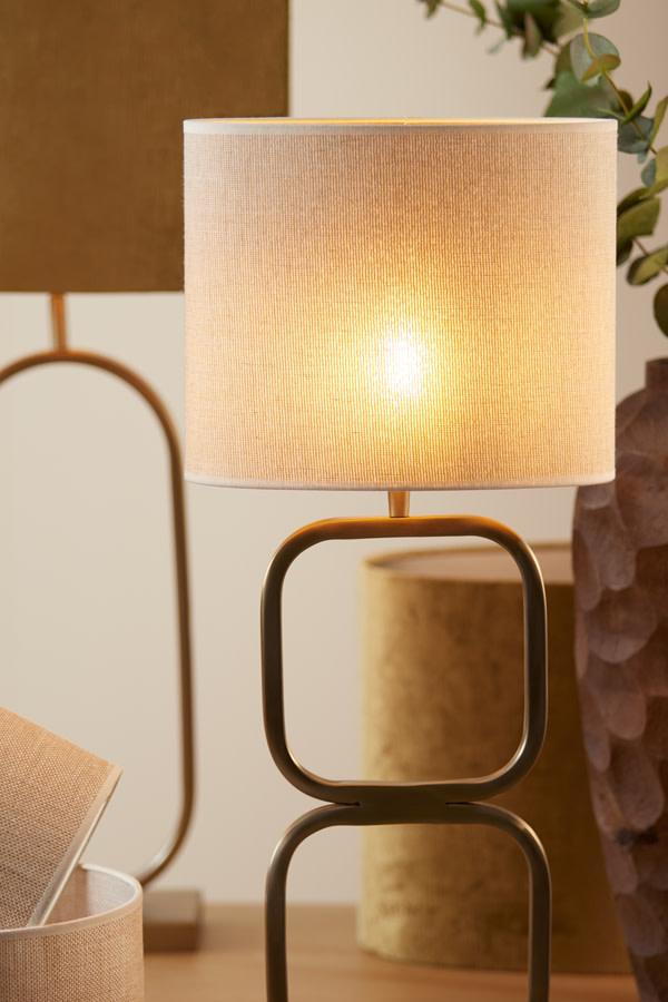 Light & Living Kap cilinder 30-30-21 cm BRESKA parel wit