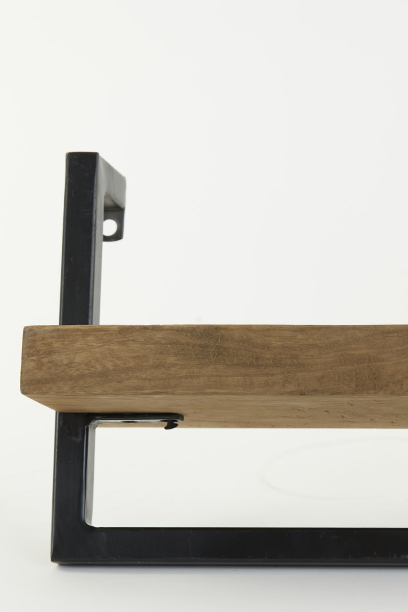 Light & Living Wandplank 100x15x24 cm MADDISON hout donker bruin