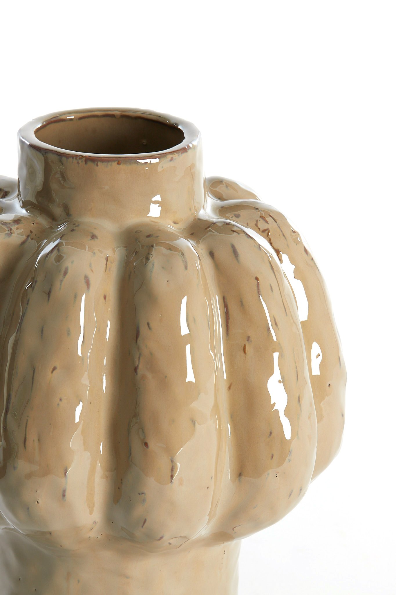 Light & Living Vaas deco Ø25x29 cm ALIVERI keramiek taupe