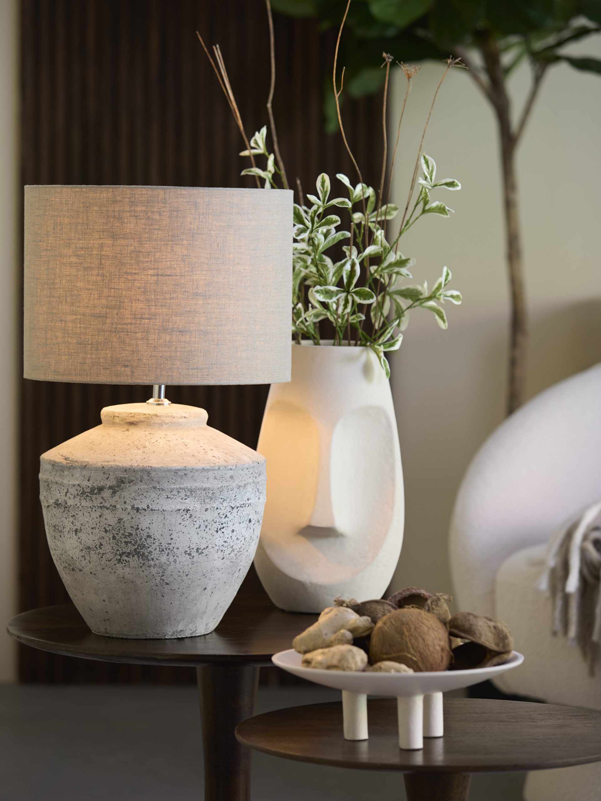 Light & Living Lampvoet Ø30x40 cm TOBA large antiek grijs
