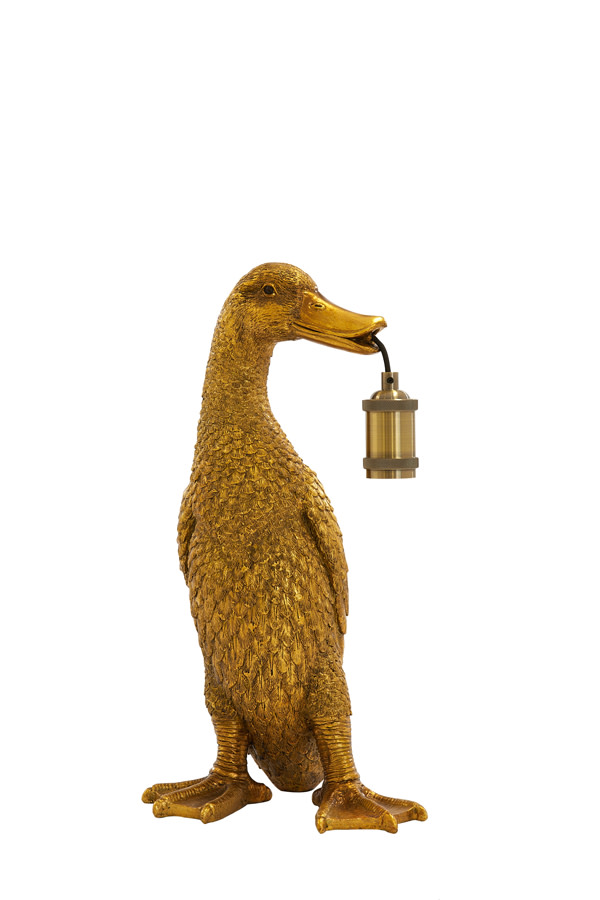 Light & Living Tafellamp 23,5x23x48,5 cm DUCK antiek brons