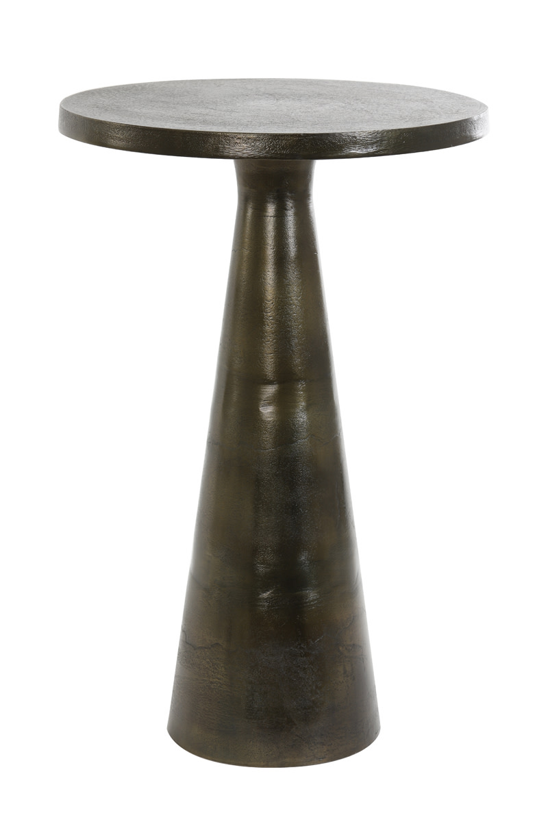 Light & Living Bijzettafel Ø39x61 cm PHILOS antiek brons