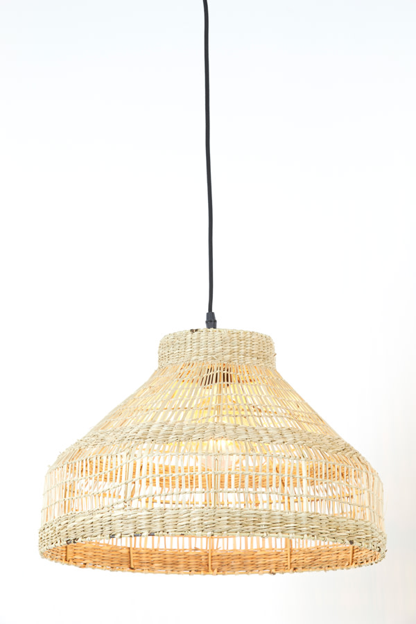 Light & Living Hanglamp Ø45x30 cm LATIKA zeegras naturel