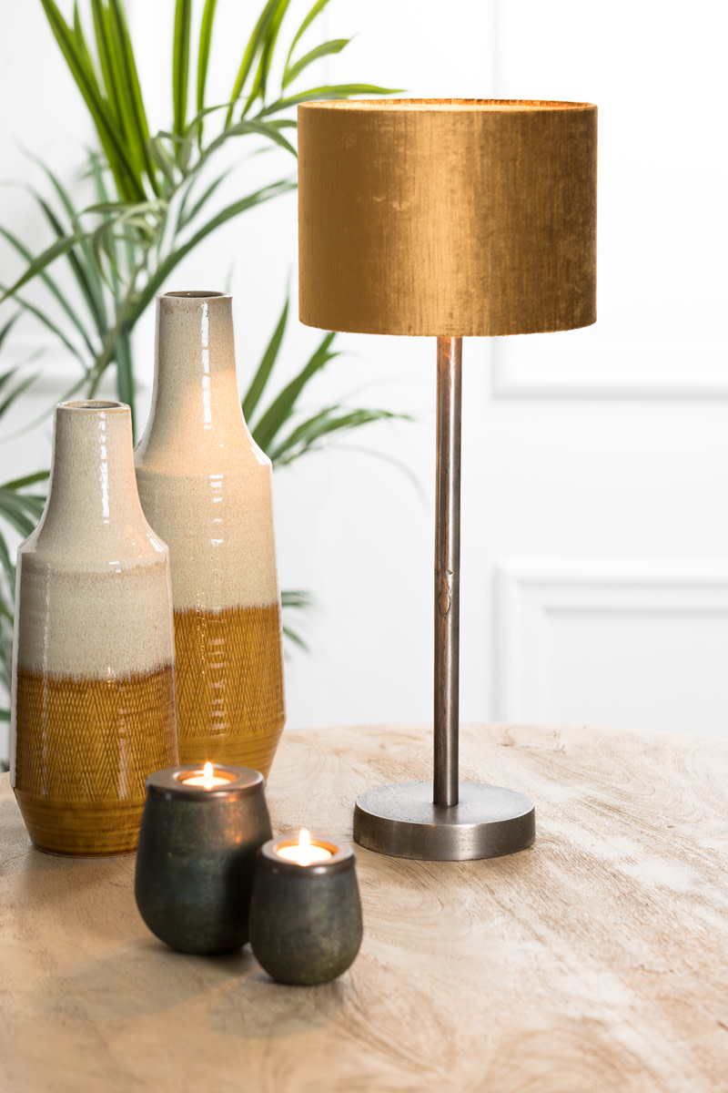 Light & Living Kap cilinder 25-25-18 cm GEMSTONE goud