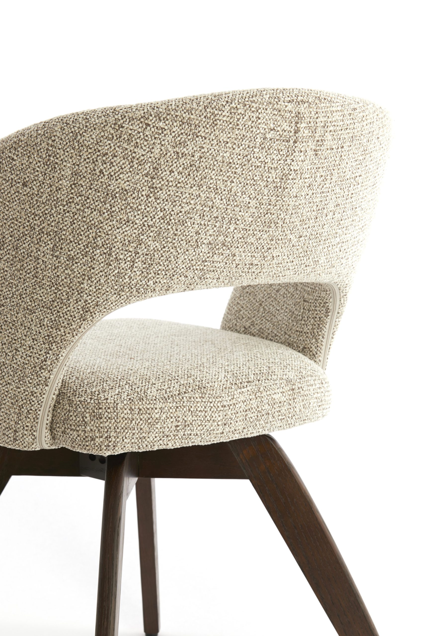 Light & Living Eetkamerstoel 60x59x78 cm FLEN hout donker bruin+crème-bruin