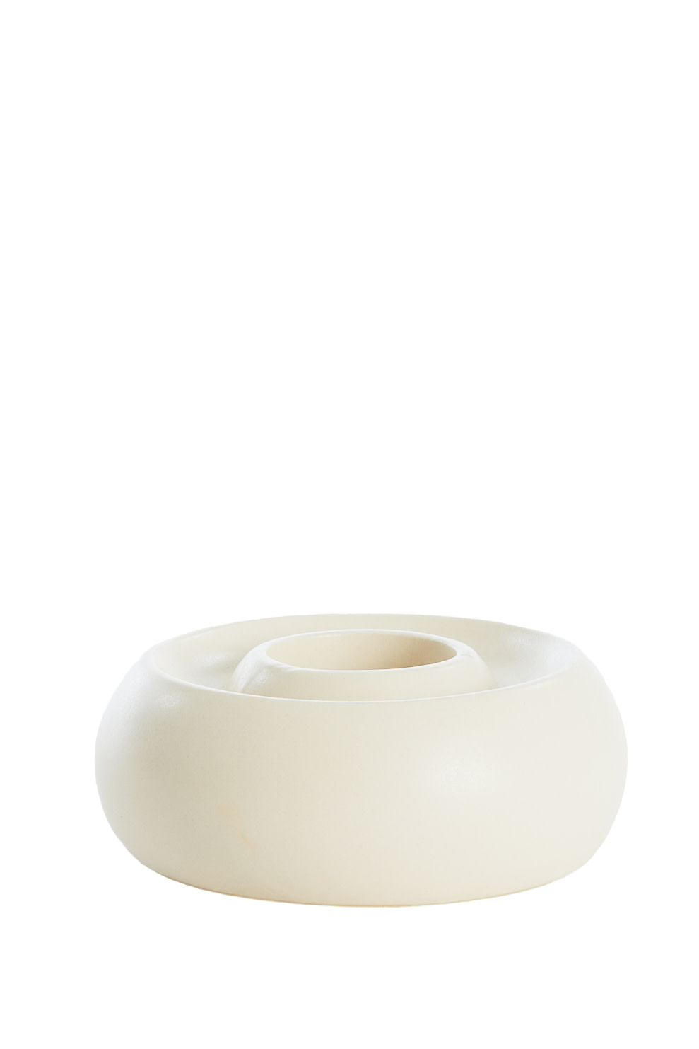 Light & Living Theelichthouder Ø20,5x7,5 cm OTHONI keramiek mat crème