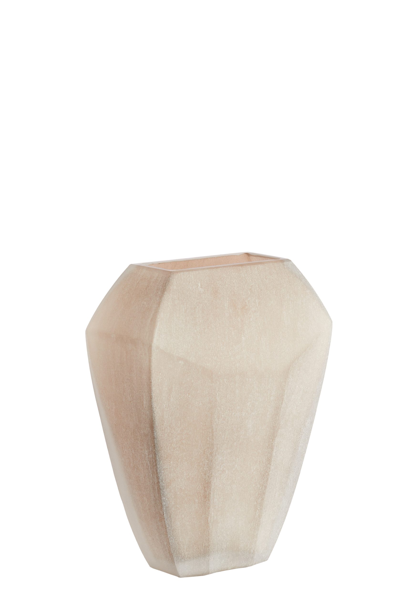 Light & Living Vaas 25x12,5x33,5 cm VIONNA glas licht bruin