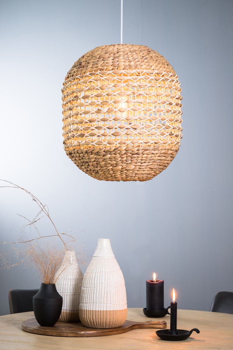 Light & Living Hanglamp Ø60x29,5 cm TRIPOLI rotan naturel