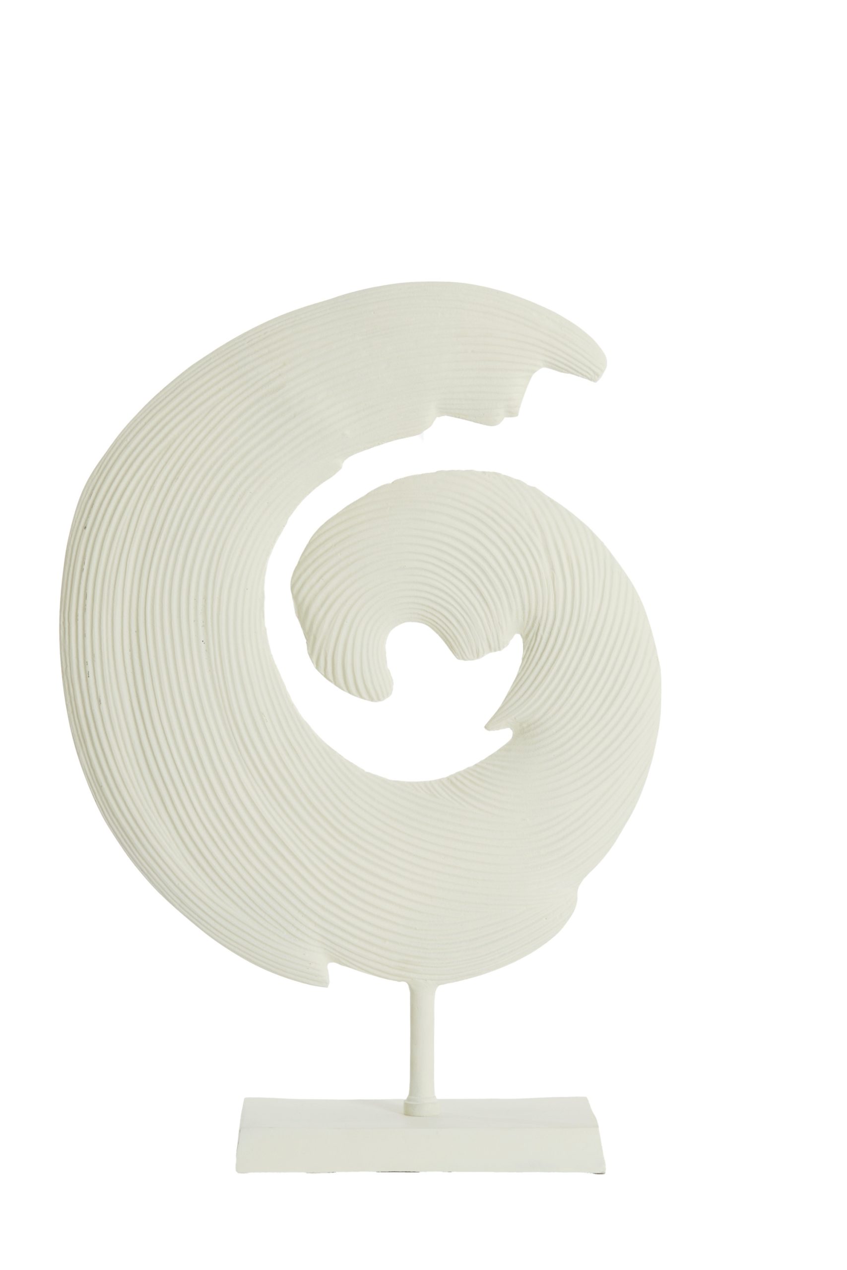 Light & Living Ornament op voet 43x15x60 cm SHWIBA crème