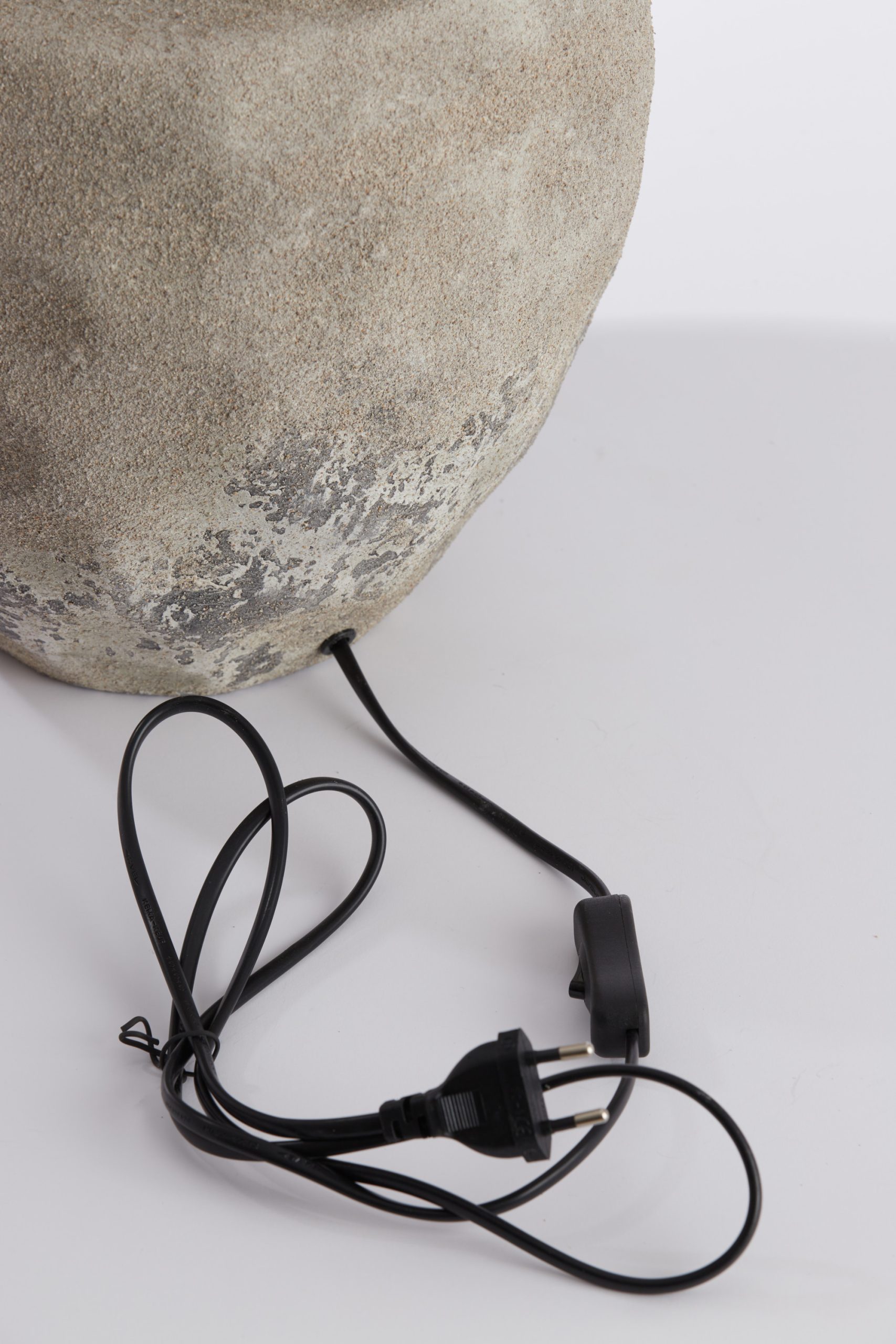Light & Living Lampvoet Ø27,5x48 cm LEZAMA keramiek ruw vintage grijs
