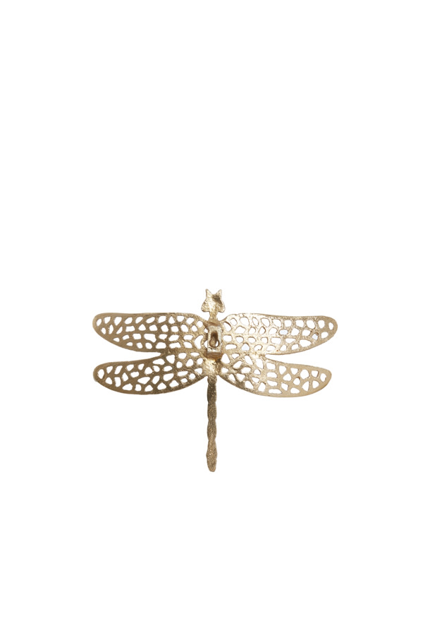 Light & Living Ornament 24x17,5x4 cm DRAGONFLY glans goud