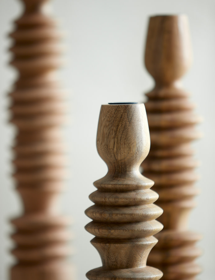Light & Living Kandelaar Ø7,5x28 cm AFIFE hout naturel