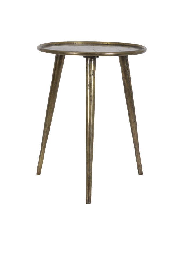 Light & Living Bijzettafel Ø36x47 cm BABINA antiek brons