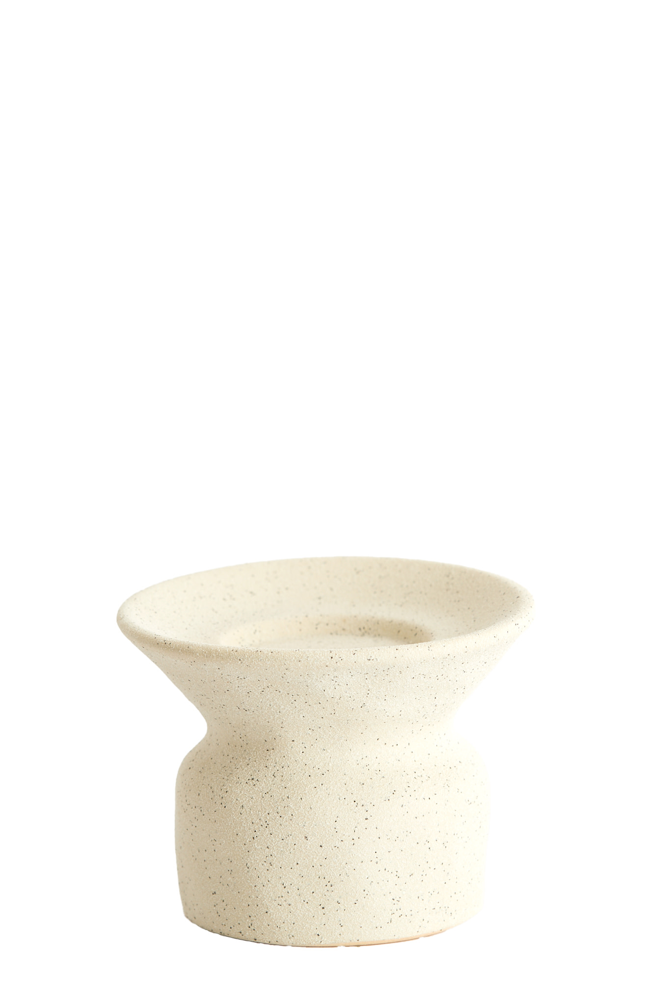 Light & Living Kaarsenhouder Ø12x9 cm ATRANI keramiek mat crème