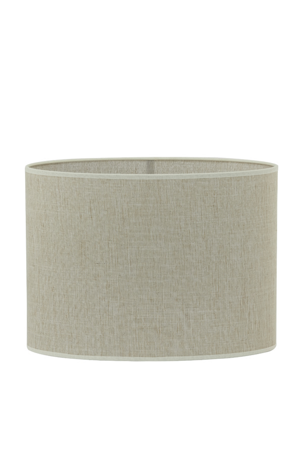 Light & Living Kap ovaal recht smal 38-17,5-28 cm BRESKA parel wit