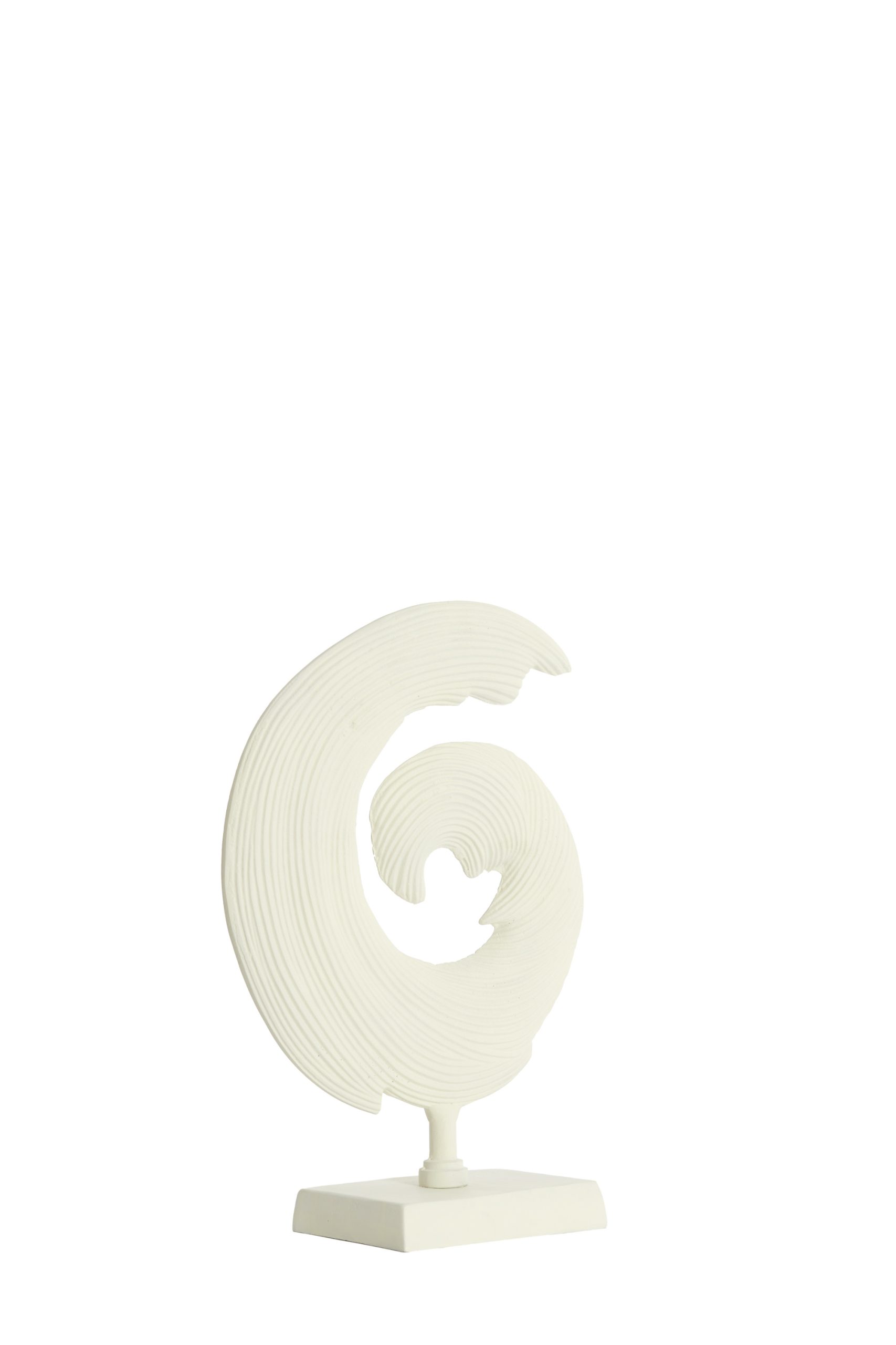 Light & Living Ornament op voet 29x10x40 cm SHWIBA crème
