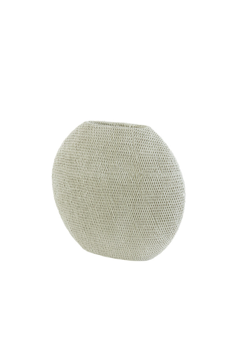 Light & Living Vaas deco 40,5x14,5x36,5 cm MASHABA zand