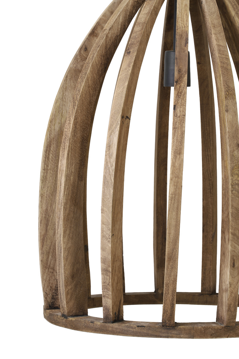 Light & Living Hanglamp Ø47x56 cm HARANKA hout donker bruin
