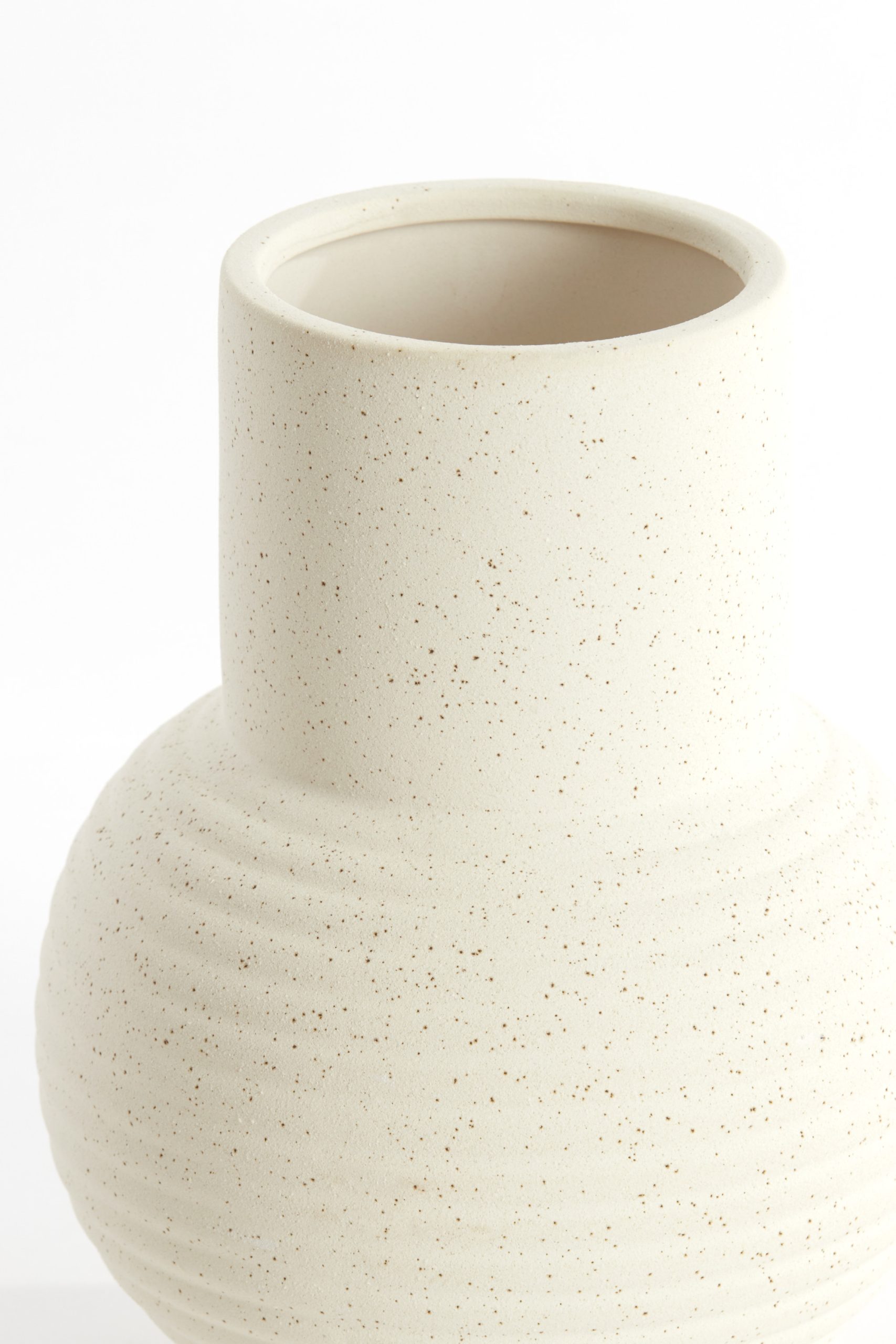 Light & Living Vaas deco Ø19x25 cm ULLOA keramiek mat crème
