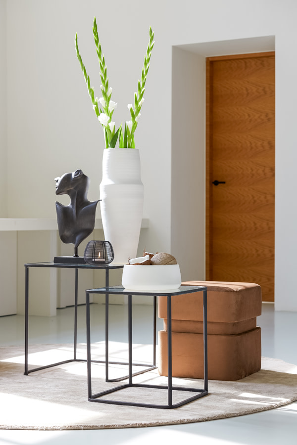 Light & Living Ornament 23x11x45 cm FACE donker brons-mat zwart