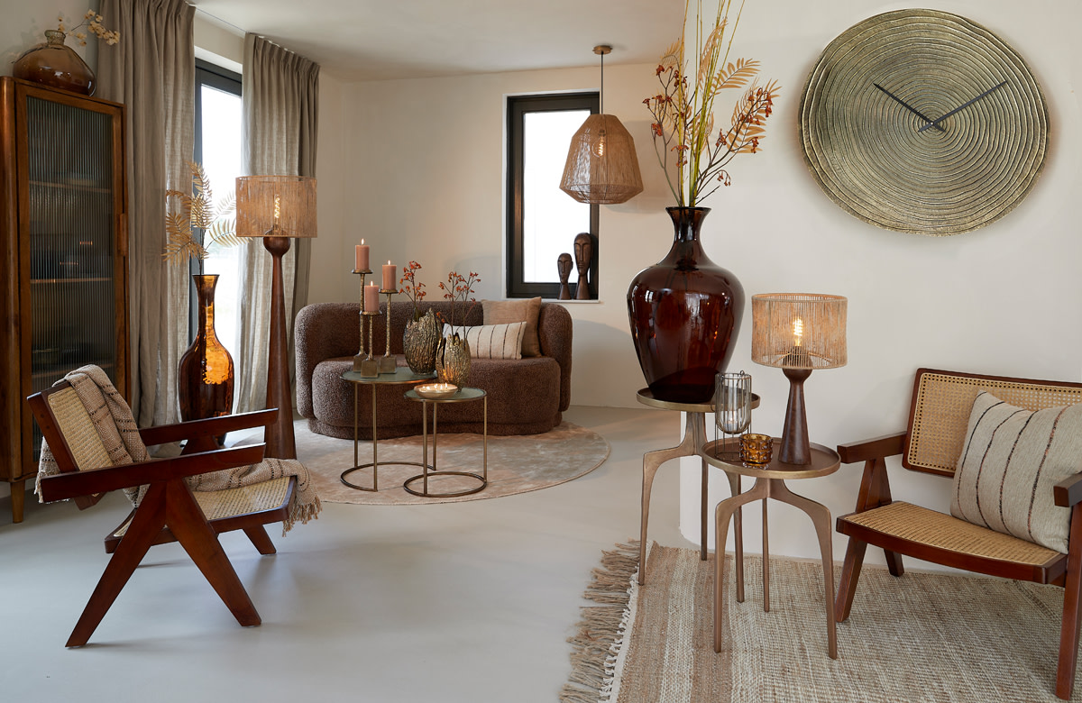 Light & Living Kap cilinder 30-30-21 cm TOSSA jute naturel