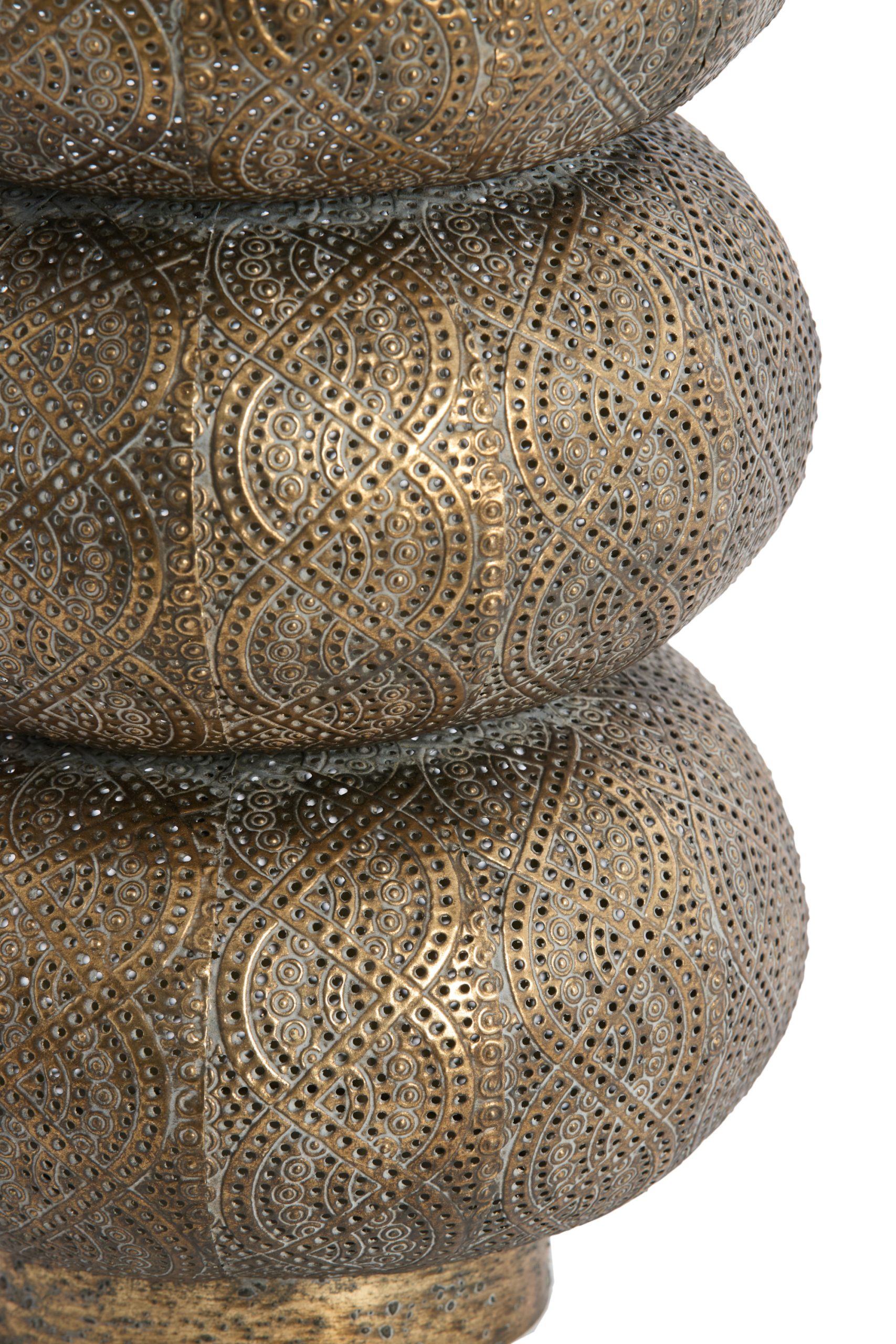 Light & Living Windlicht Ø20x34 cm KAITO bruin goud