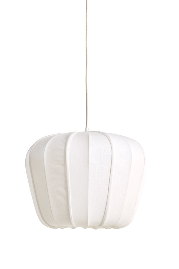 Light & Living Hanglamp Ø49,5x38 cm ZUBEDO wit