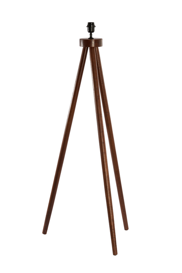 Light & Living Vloerlamp driepoot 52x52x122 cm ILIAS hout roodbruin