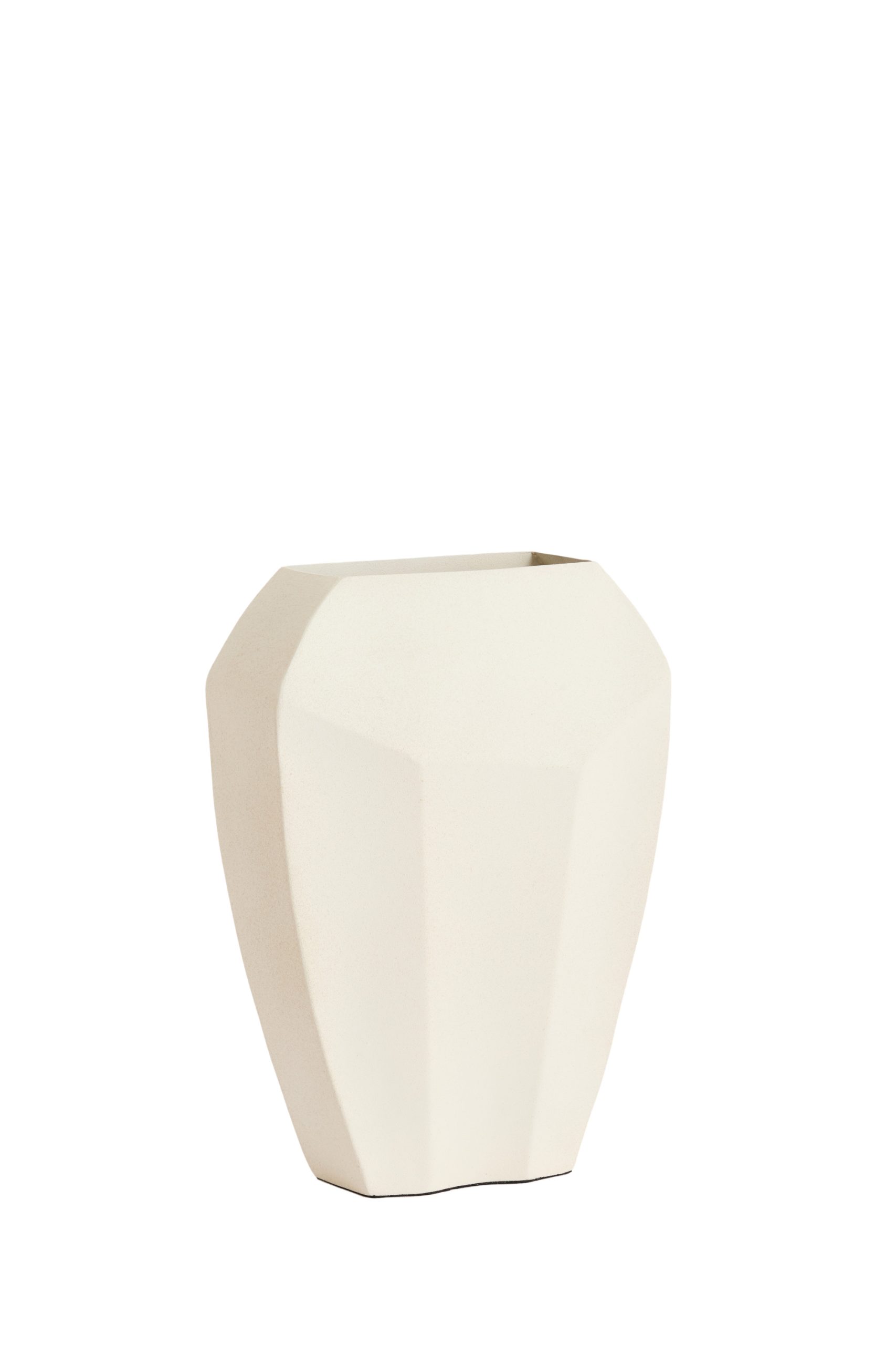 Light & Living Vaas deco 25x11x34 cm CORDOBA mat crème
