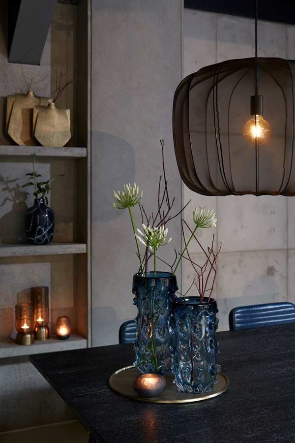 Light & Living Hanglamp Ø50x37,5 cm PLUMERIA zwart