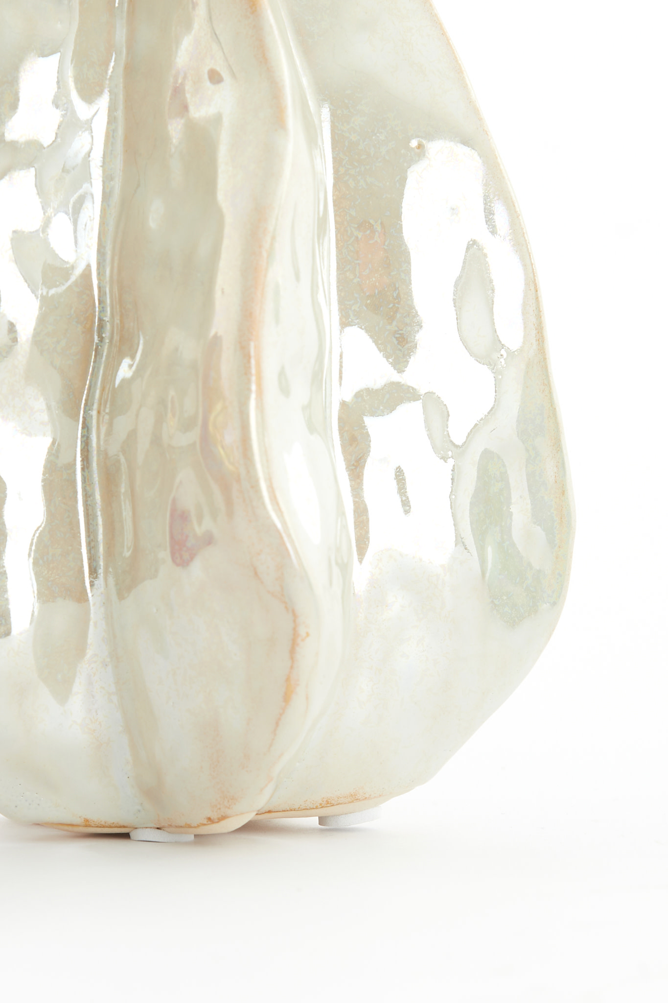 Light & Living Vaas deco 11,5x10x13,5 cm IDRIJA keramiek zand
