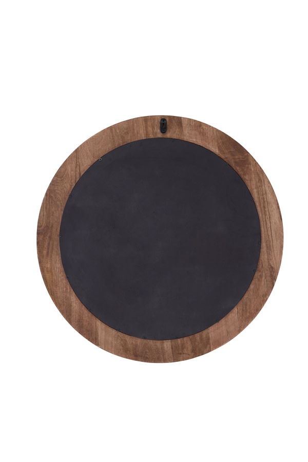 Light & Living Spiegel Ø100x4 cm FLORION hout bruin