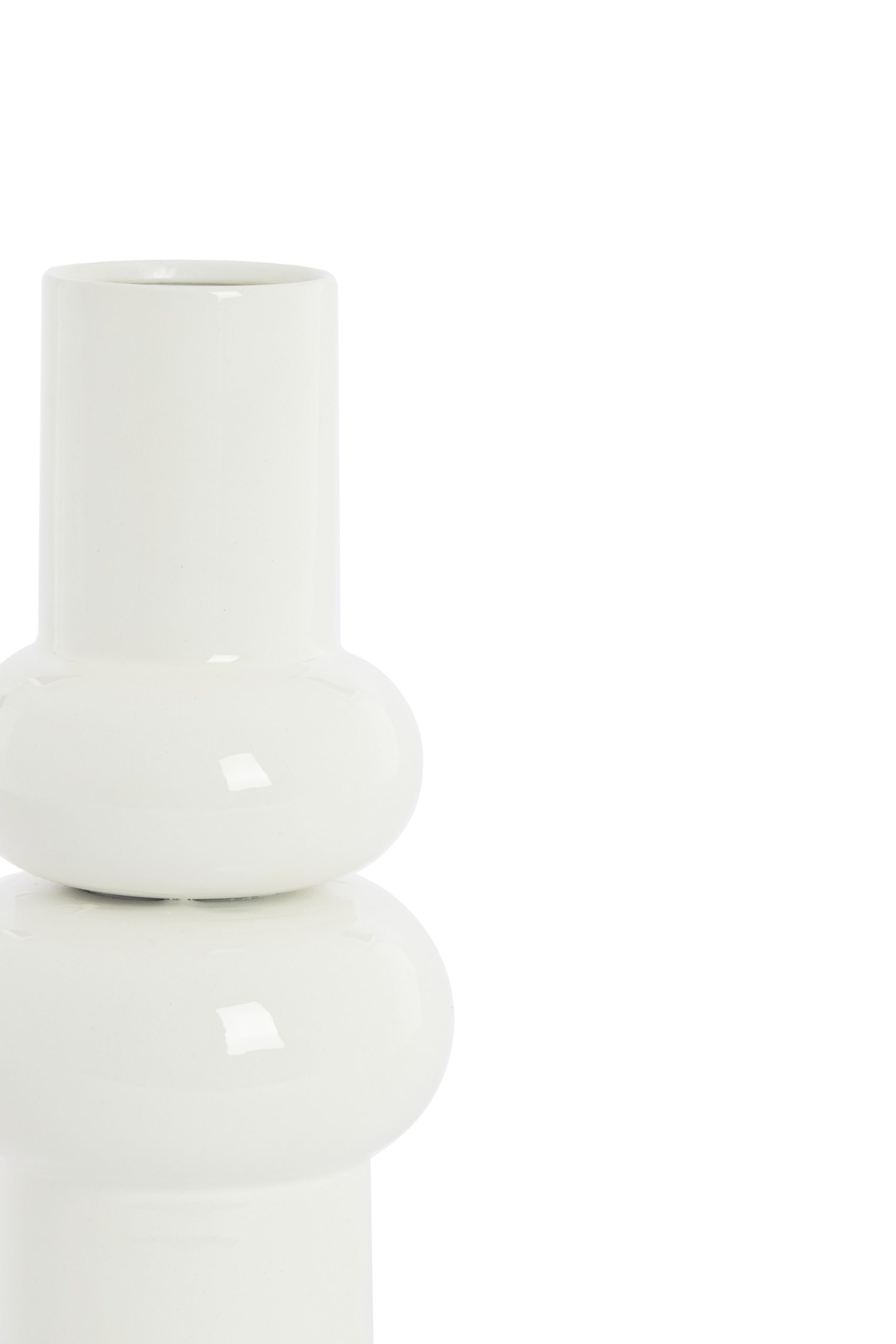 Light & Living Vaas deco Ø15x36 cm IRISSA crème