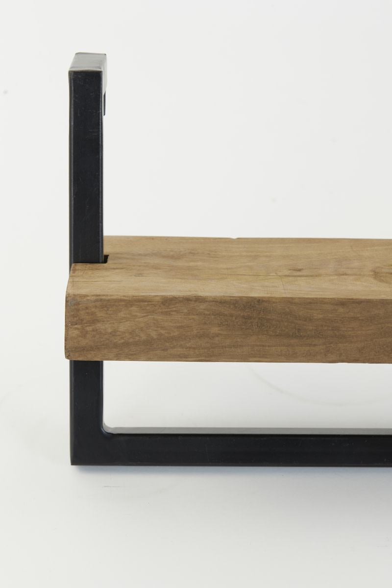 Light & Living Wandplank 120x18x24 cm MADDISON hout donker bruin