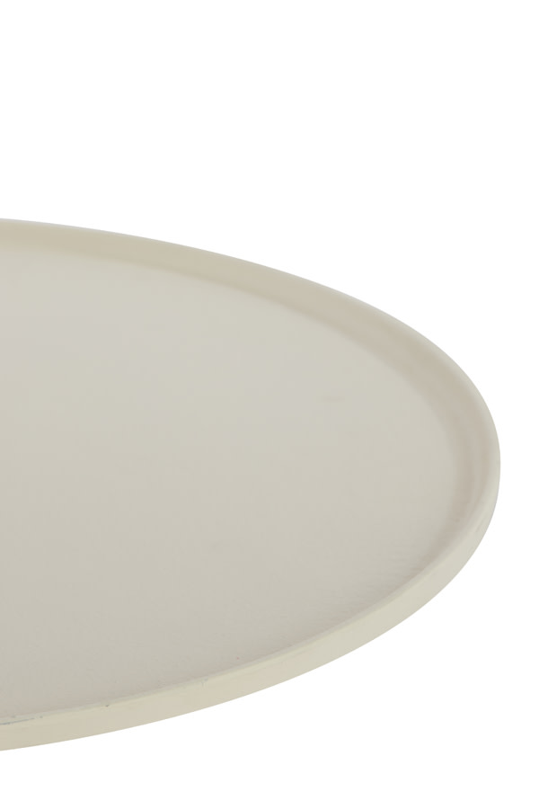 Light & Living Schaal Ø50x1,5 cm MAES crème