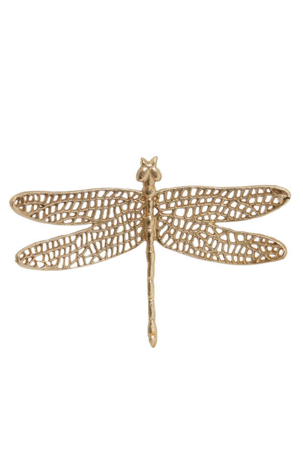Light & Living Ornament 36x24x4 cm DRAGONFLY glans goud