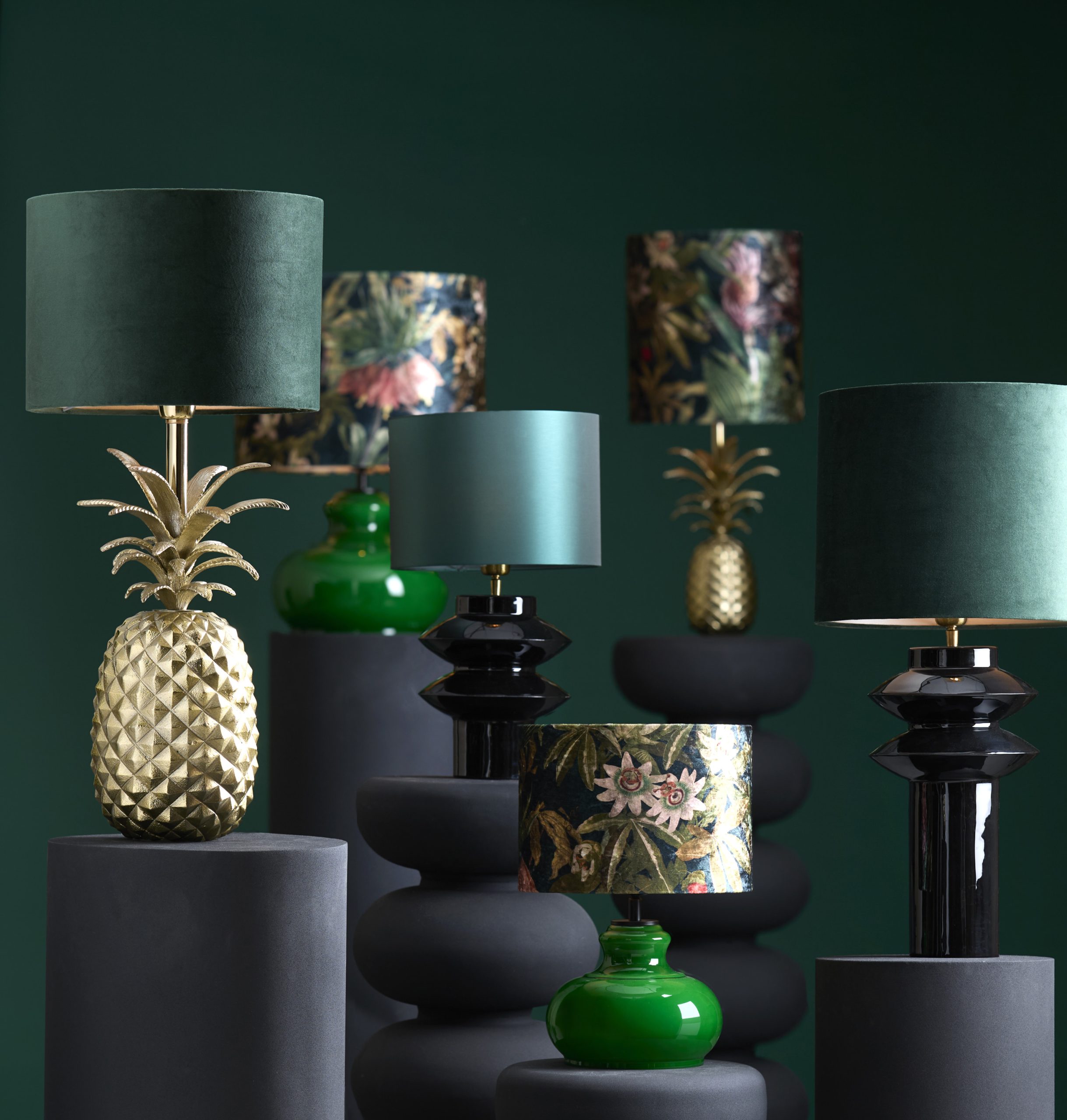 Light & Living Lampvoet Ø22x26 cm PETCH glans zwart