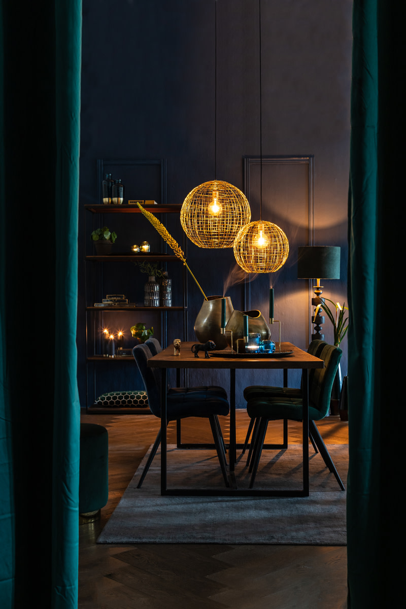 Light & Living Schaal 52x51x2,5 cm XIBOR antiek brons