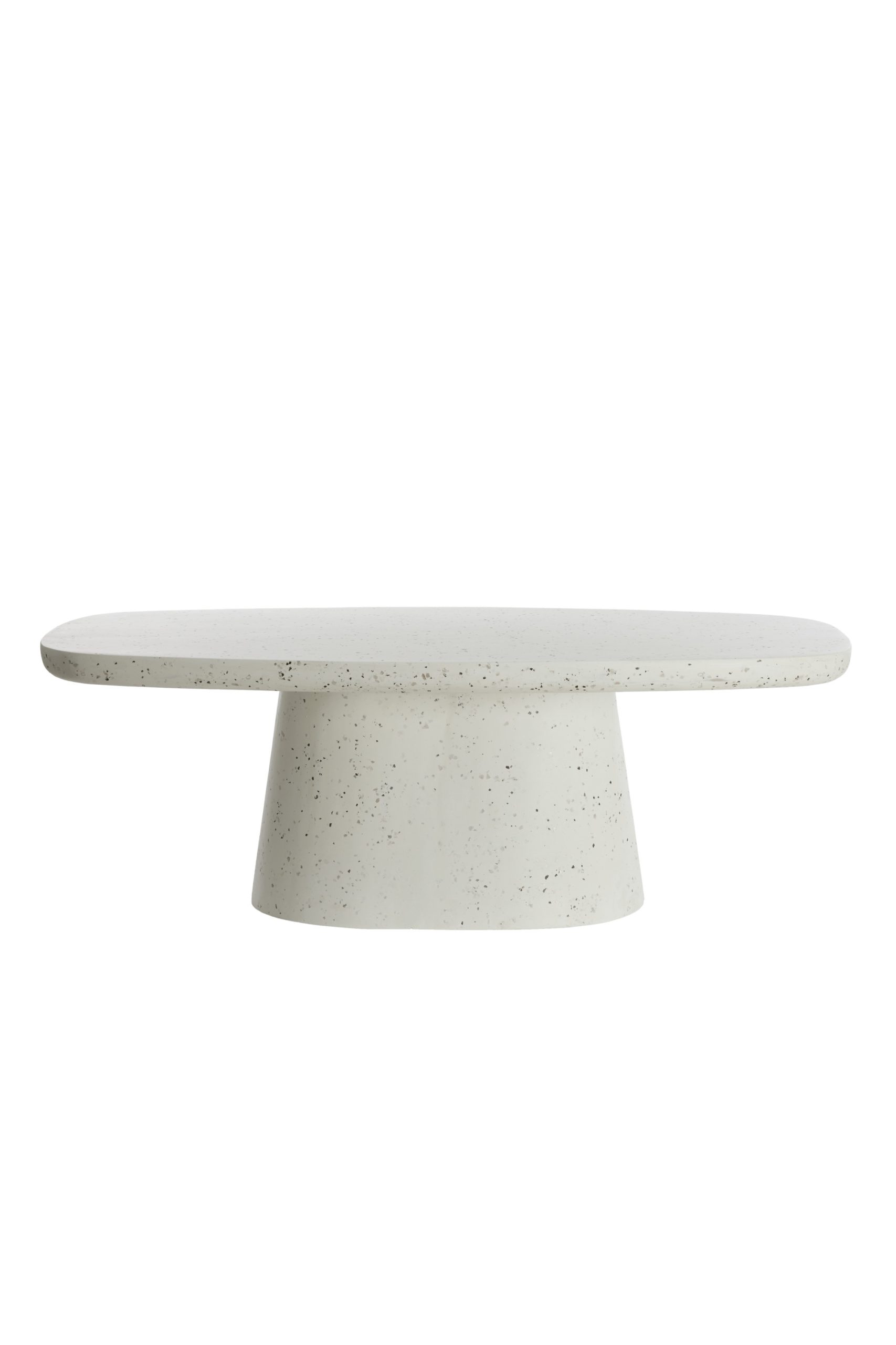 Light & Living Salontafel 120x70x42 cm HAMURA terrazzo wit