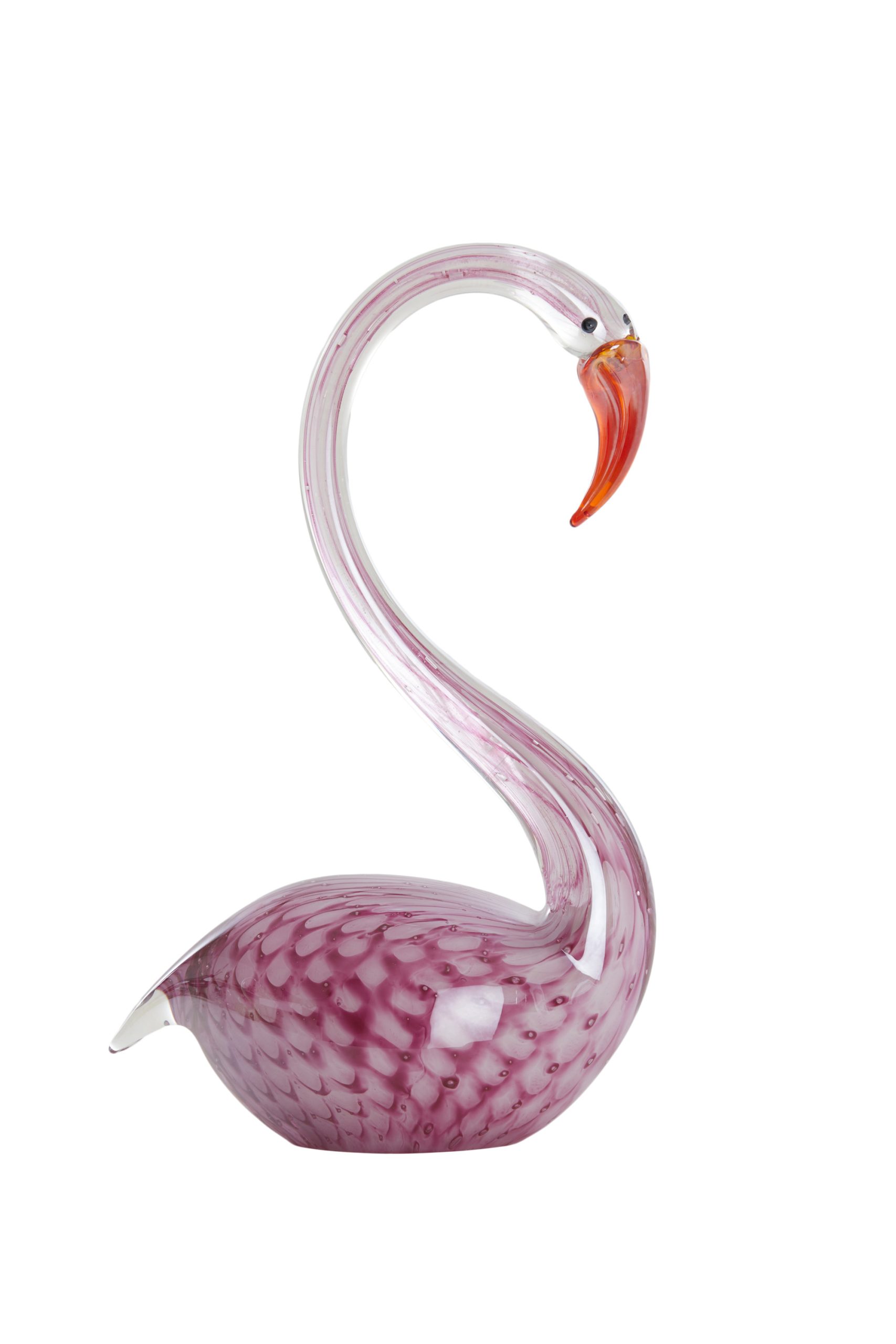 Light & Living Ornament 17x9,5x29 cm SWAN glas roze