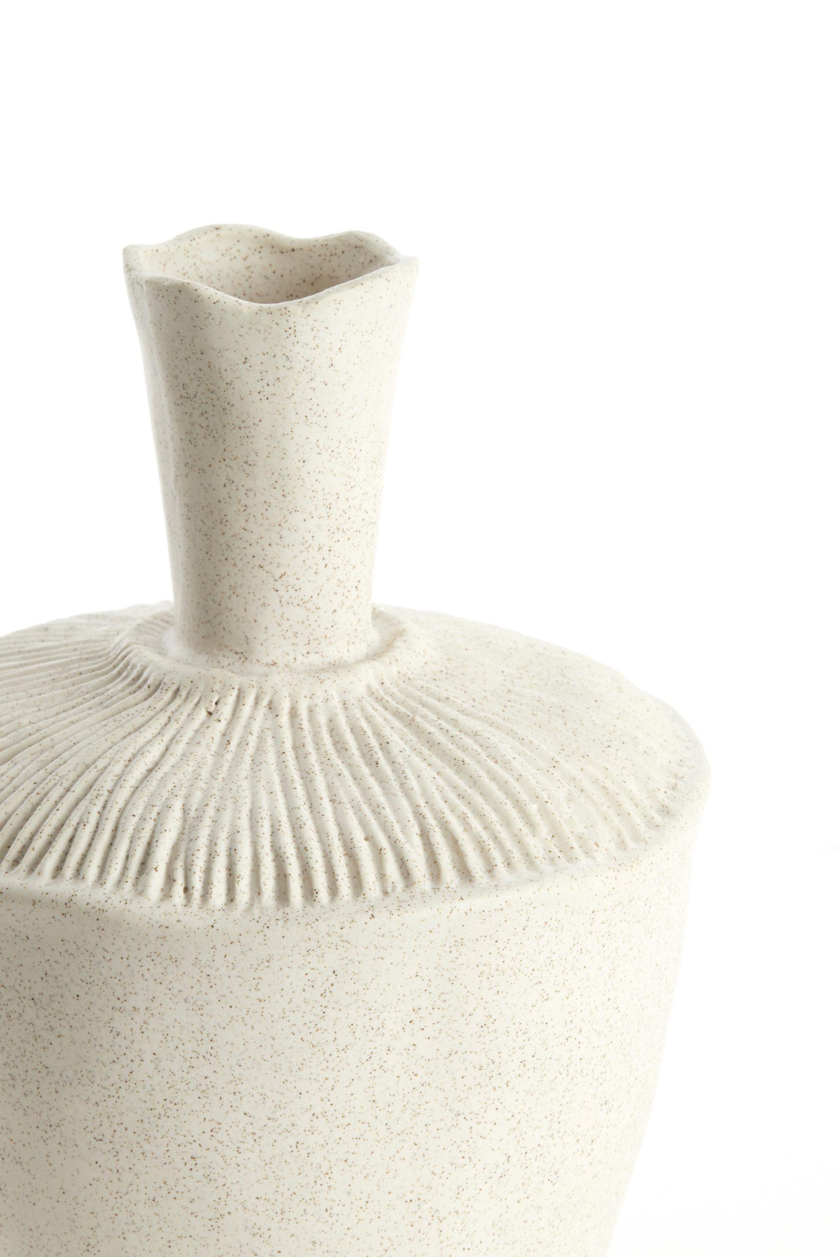 Light & Living Vaas deco Ø20x29 cm NEIRA keramiek crème