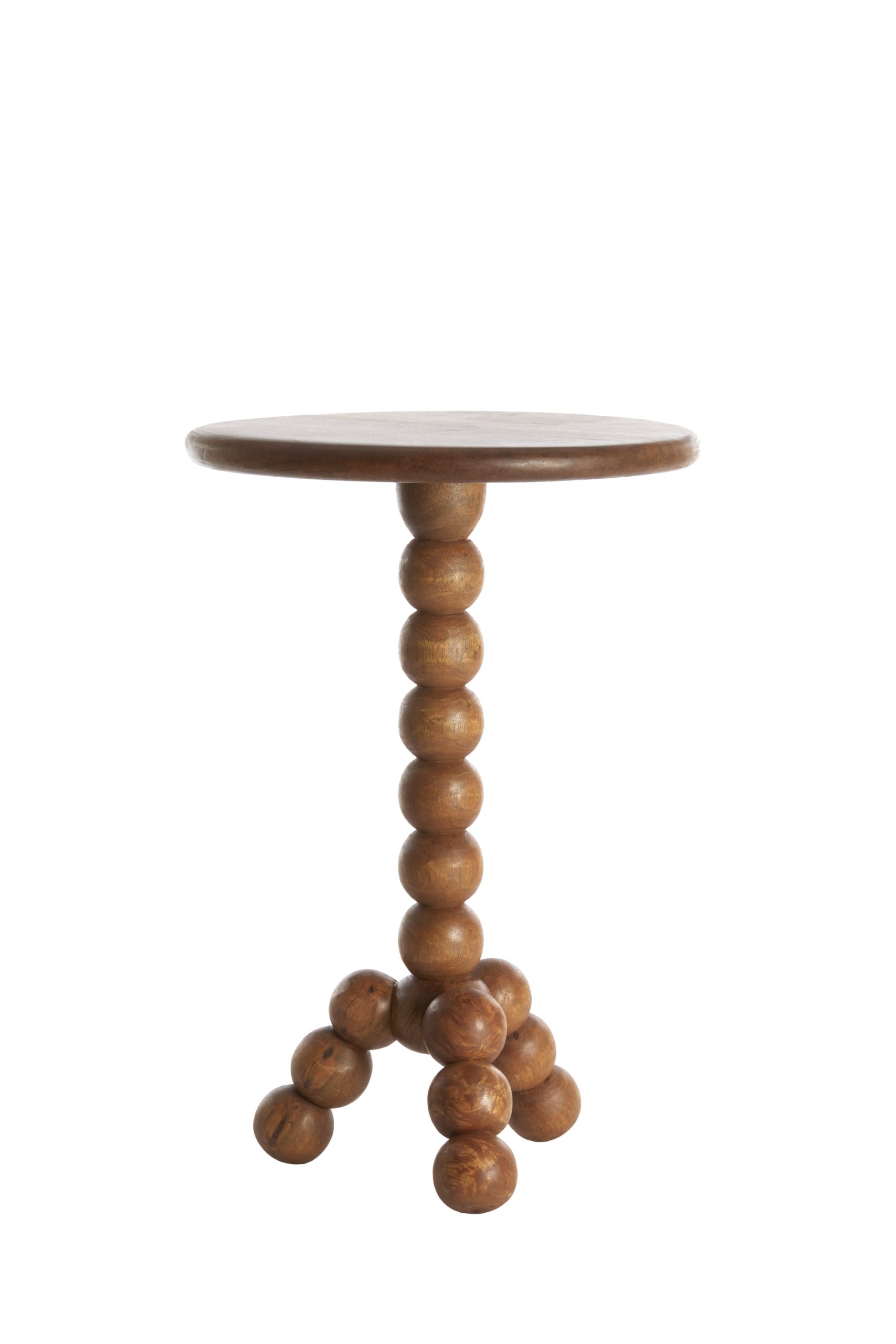Light & Living Bijzettafel Ø35x54 cm VEGLIO hout olie bruin