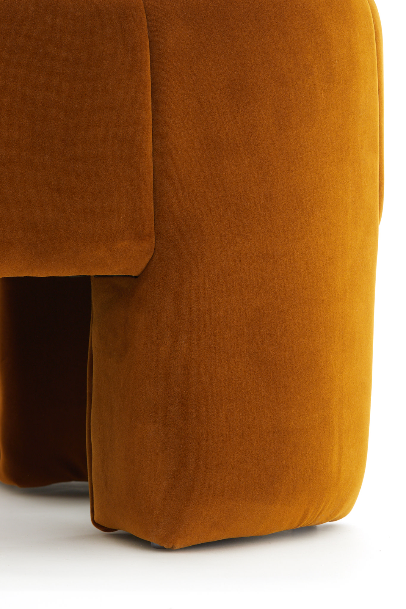 Light & Living Poef Ø51x45 cm BATOEMI velvet okergeel