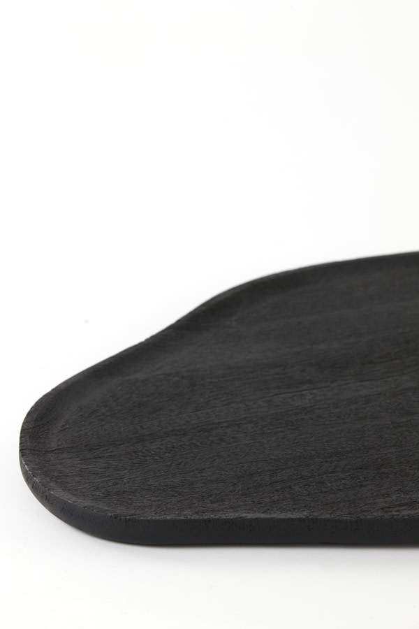 Light & Living Schaal 40x30x1,5 cm RONIA acacia hout mat zwart