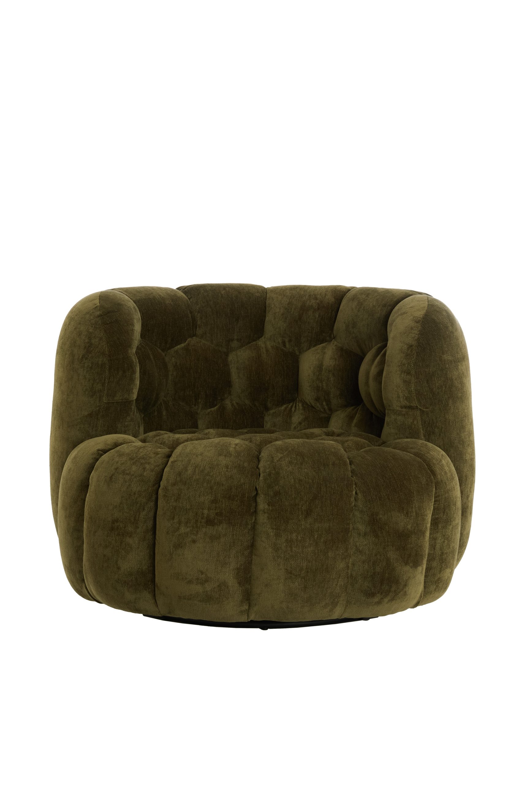 Light & Living Stoel 100x98x72 cm AMARA velvet olijf groen