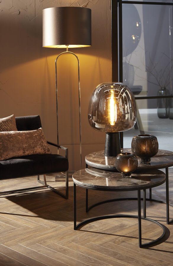 Light & Living Vloerlamp 30x15x142 cm JAMIRI mat zwart