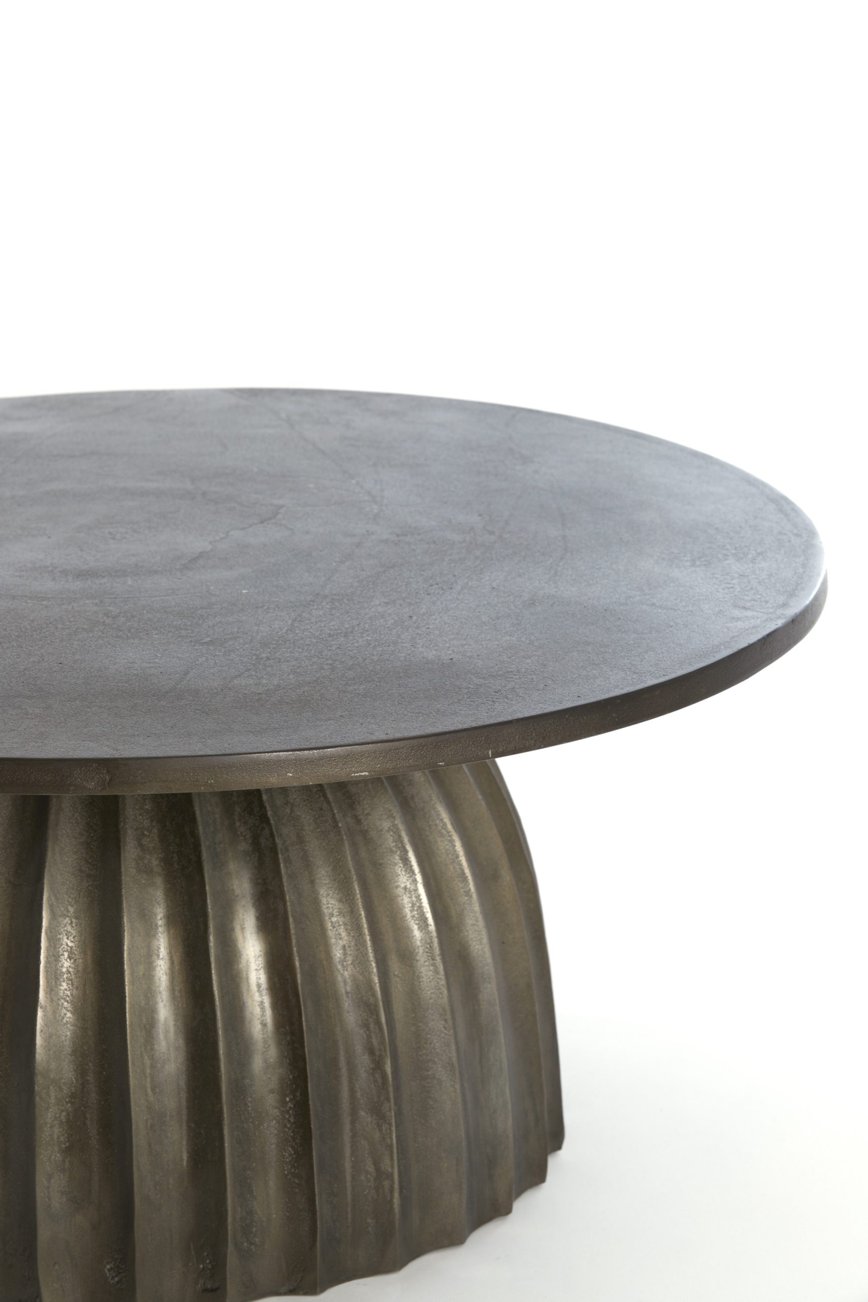 Light & Living Bijzettafel Ø70x33,5 cm VEGLIA mat donker bruin