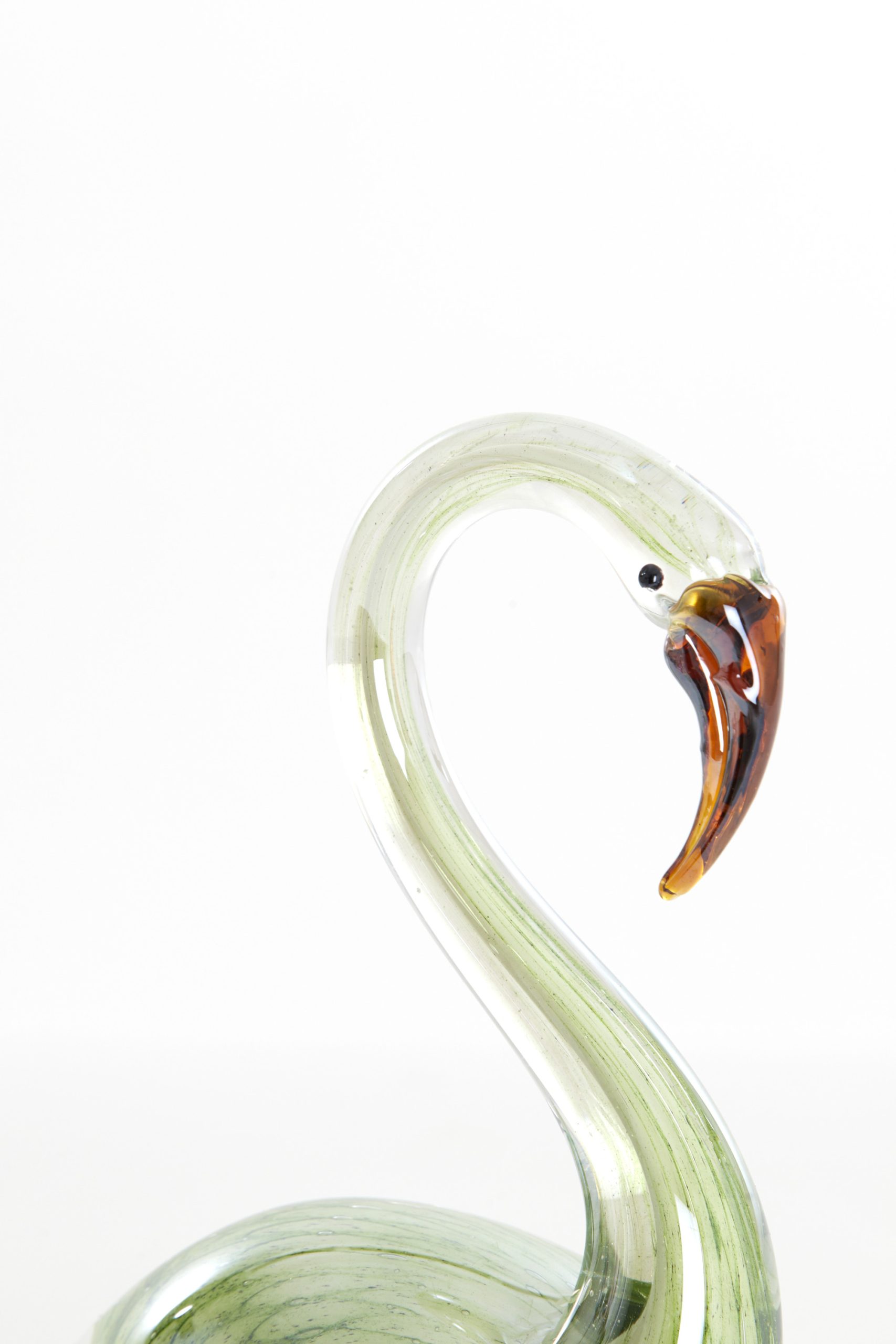 Light & Living Ornament 13x8x20 cm SWAN glas groen